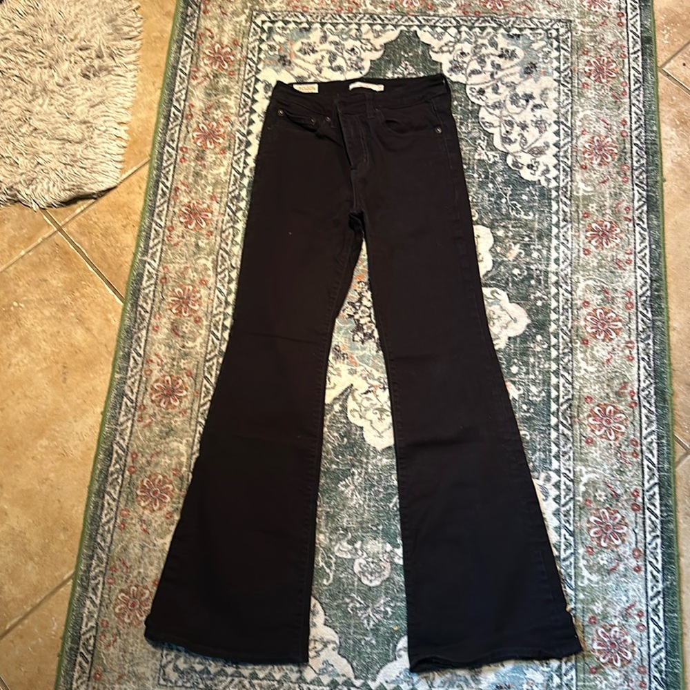 Levi’s black flare jeans size 27